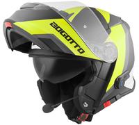 Bogotto V271 BT Zabu Casco Bluetooth, nero-giallo, taglia XS per maschi