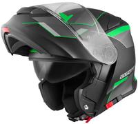 Bogotto V271 Delta Casco, nero opaco/verde, Taglia XS