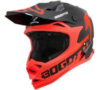 Bogotto V321 Soulcatcher Casco Motocross, nero-rosso, taglia L per maschi