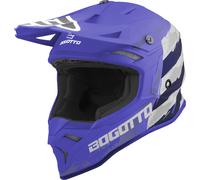 Bogotto V337 Wild-Ride casco trasversale, blu/nero/bianco, Taglia M
