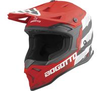 Bogotto V337 Wild-Ride casco trasversale, rosso/nero/bianco, Taglia XL