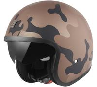 Bogotto V537 Camo Casco Jet, marrone, Taglia M