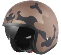 Bogotto V537 Camo Casco Jet, marrone, Taglia S