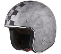 Bogotto V541 Scacco Casco a reazione, Silver matt, Taglia XS