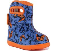 Bambino BOGS Cool Dino Ragazzi da Infilare Stivali Impermeabili IN Blu Size UK 5