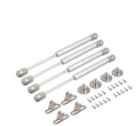 Bohaner 4Pz Schranktürscharniere Sollevare Molla Flap Gas Strut Supporto Stay Bar Cucina Armadio Box Pressione (100N)