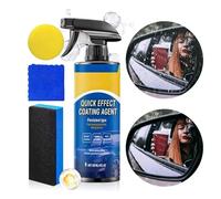 Bohany Agente Di Rivestimento Ad Effetto Rapido | Ad Azione Rapida Detergente Impermeabile Con Spugna,Pulitore Vetri E Protettivo Vernice | Per Manutenzione Quotidiana Protezione Igienica E Pulizia