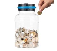 Bohany Banca di monete di conteggio digitale, caraffa per banca di monete digitali | Money Saving Bank Coin Banks con contatore LCD - Batteria, precisa, grande capacità, contatore di monete per