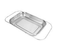 Bohany Colino da lavello - Cestello estendibile in acciaio - a maglia fine per riso e pasta per verdure, bacche, cibo, lavaggio cucina