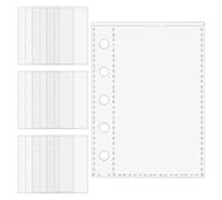 Bohany Custodie protettive per fogli M5 a 5 anelli, trasparenti, per professionisti, viaggiatori, artisti, insegnanti, project manager, personale amministrativo, studenti, scuola, ufficio