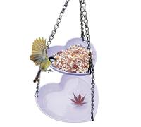 Bohany Distributore per uccelli | combinata di bagno e mangiatoia per uso esterno | Vassoio a livelli multipli per il cortile posteriore Balcone Terrazza Giardino Santuario Fauna Osservazione