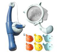 Bohany Giocattoli di pesce per bambini piccoli, Giocattoli da pesca per bambini - Set da bagno interattivo per bambini d'acqua per bambini,Gioco di pesca per bambini di apprendimento precoce