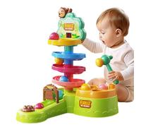 Bohany Giocattoli Martello di Sviluppo precoce, Giocattolo per Colpi di Martello - Stazione di Apprendimento della Palla per Bambini - I Quattro Livelli Tracciano il Gioco di Colpi per bambini