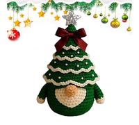 Bohany Kit Di Uncinetto Di Natale Per Principianti | Kit Inizio Crochet Albero Per Festa Di Natale,Set Di Fili Per Imparare Facile Per Adulti E Adolescenti Artigianato In
