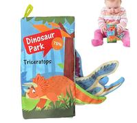 Bohany Libri morbidi per bambini,Libri accartocciati per bambini - Libri di attività per bambini con code di animali,Libri in tessuto morbido, gioco di attività sensoriale di apprendimento precoce