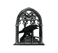 Bohany Luce Corvo Halloween - Applique da Parete Corvo Deco Halloween | Portacandele Figura di Uccello in Resina, Apparecchio Decorativo d'Arte per Ufficio, Soggiorno, Feste, Patio,