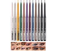 Bohany Matite per rivestimenti per gli occhi in gel, set di rivestimenti per gli occhi in gel - 12 Colori Pencite per sopracciglia impermeabili | Penne professionali di lunga durata, set cosmetico