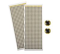 Bohany Occhi adesivi per esche da, occhi di realistici, 500 x esche da 6 mm, occhi artificiali adesivi, assortiti di falsi occhi di per acqua o salata per