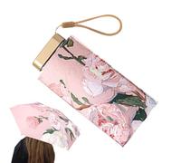 Bohany Parasole | Ombrello pieghevole resistente al vento, accessori leggeri per esterni in giornate soleggiate o piovose, per il trasporto quotidiano e le attività all'aria aperta, Glue nero