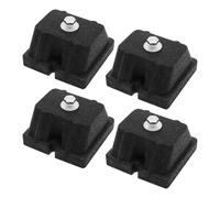 Bohany Pattini antivibranti | Kit di 4 supporti in per pavimenti | Isolatore supporto fissaggio per mini split condizionatore pompa di calore - Mini-split esterno