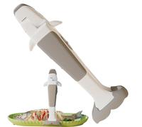 Bohany Pinza anti-bruciore per ciotole, 2 in 1, a forma di anti-bruciore, per pizza, pinza antiscivolo per vassoio forno aria friggere, per cuochi amatoriali, chef e ricevimenti