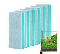 Bohany Pulitore per acquario, spazzola per lavello del bagno, 6 pezzi strumento di pulizia delle macchie per acquario, bacino per rettili, cucina, parete, barriera di gamberi, piastrelle e serbatoio