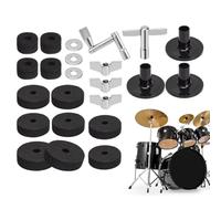 Bohany Tampone per tamburo, rondella in feltro tamburo, strumenti musicali Accessori Felts Sleeve di sostituzione, sostituzione del tamburo si erge del cuscino per la famiglia, gli amici, i