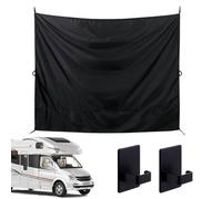Bohany Tenda parasole per auto per privacy, per finestre, grande, nero, 2,5 x 1,8 m, con 2 ganci magnetici, per berlina, minibus, caravan, uscite familiari e uscite