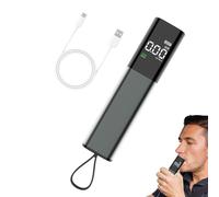 Bohany Tester di alcool, alcool portatile per alcool, dispositivo di test alcolici con display digitale LCD | Strumento di prova di guida in stato di ubriachezza, rilevatore preciso per