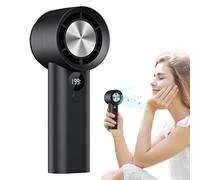 Bohany Ventilatore tascabile ricaricabile,Ventilatore portatile compatto ricaricabile tramite USB - 199 modalità di ventilazione in caso di forte calore per viaggi pic-nic, campeggio e ufficio