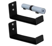 Bohany Yoga Mat Hanger - 2 Pezzi Organizzatore Di Tappetino Yoga Montato A Parete, Fitness Antiscivolo Per Elastici Rulli Schiuma Palestra Studio Danza Appassionati