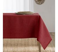 BOHEME | Tovaglia rettangolare Elba antimacchia in resina | cotone combinato | colore carminio | 140 x 100 cm | Made in Spagna, facile da pulire | ideale per l'uso quotidiano