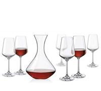Bohemia Crystal Sandra Bohemia Set 7 Pezzi Degustazione, 45x19x26 cm, 7 unità