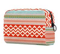 Bohemia - Trousse da donna, per articoli da toeletta da viaggio, grande, pratica borsa organizer con cerniera, Multi, 18.5x7.5x13cm/7.3x3x5.1in, Beauty case