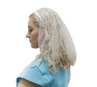 Bohemia Velo Fascia per le Donne Stretch Turbante Tulle Strass Ricamo Puntini Colorati Testa Wrap Fascia