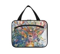 Bohemian Affascinante Renna Appeso Dimensioni Articoli da toeletta per gli Uomini con Gancio, Designer Unisex Makeup Bag Organizer per Donna Crociere organizador de maquillaje para L