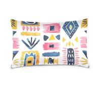 Bohemian Colorful Standard/Queen Size federe in raso bulk cotone leggero, morbido facile da pulire fundas para almohadas 50,8 x 76,2 cm Set di 2
