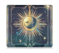 Bohemian Tarocchi Astrologia Colorato Sole e Luna Pu Pelle Toursuit Registrazione auto e titolare della carta di assicurazione Auto Truck Comparment Accessori Case for Driver Auto Proprietari