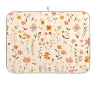 Bohemian Wildflower Graffiti Asciugatura opaco Cucina Contatore Lavastoviglie Lavastoviglie Stuoia Jumbo Stendibiancheria 18 x 24