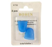 Bohin - Blu (Grande) Ditale in Gomma - 2 Pezzi