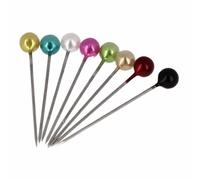 Bohin - Bohin Colorata (30 x 0.60mm) Testa di Perla Perni - 70 Pezzi