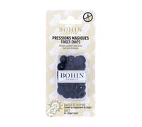 Bohin - Bohin Plastica Blu Navy (13mm) Chiusure a Scatto - 8 Pezzi