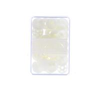Bohin Chiusure a Scatto, Mixed, Bianco, 13mm, 8 unità