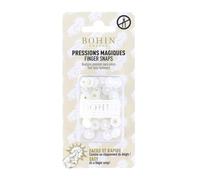 Bohin Chiusure a Scatto, Mixed, Bianco, 9mm, 8 unità