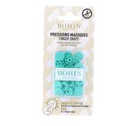 Bohin Chiusure a Scatto, Mixed, Menta Verde, 13mm, 8 unità