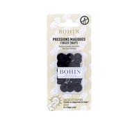 Bohin Chiusure a Scatto, Mixed, Nero, 13mm, 8 unità