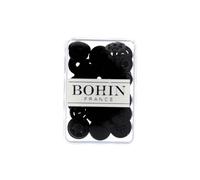 Bohin Chiusure a Scatto, Mixed, Nero, 13mm, 8 unità
