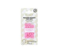 Bohin Chiusure a Scatto, Mixed, Rosa, 13mm, 8 unità