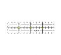 BOHIN Righello per Patchwork 4 x 1 pollice, Strumento per Cucito e Quilting