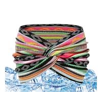 Boho Bandband - Fasce per capelli Boho - Fascia intrecciata, fasce per capelli annodate larghe | Elegante gruppo sportivo per donne ragazze libero yoga che scorre fitness ciclismo festival di